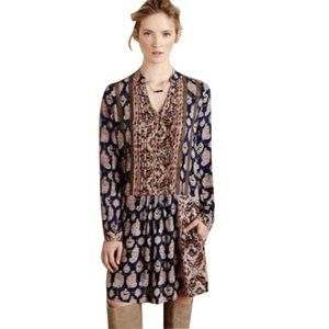 Anthropologie Tiny Paquerette Casual Long Sleeve Dress